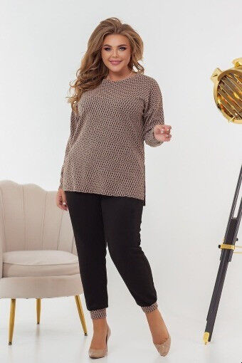 Костюм Брючный Замша 05544,2