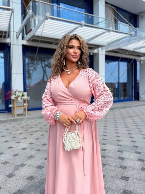 Длинное нарядное платье 05568,13, фото 4