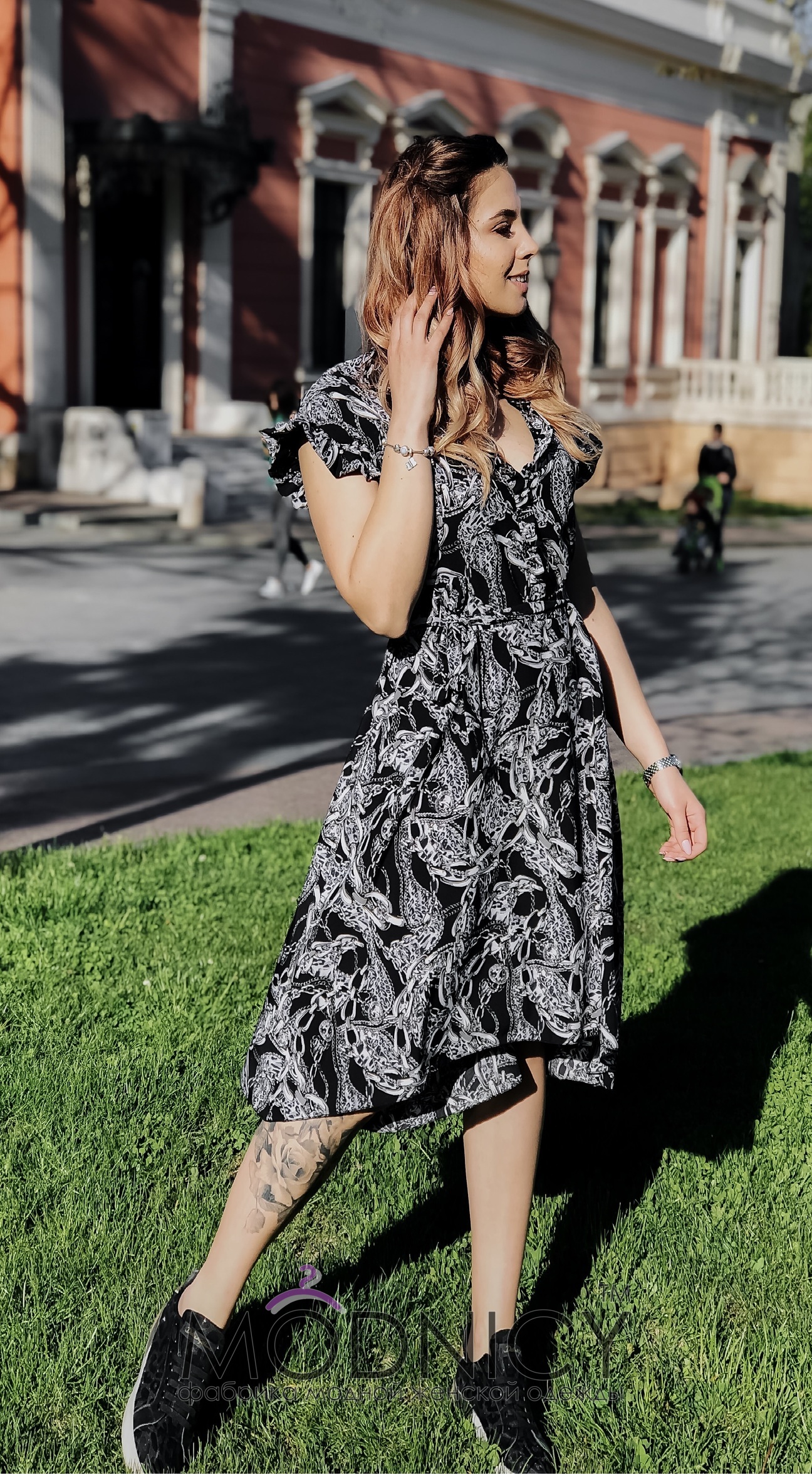 Брендове літнє плаття 4042,2, фото