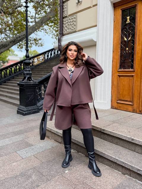 Шорты миди кашимир 7117,64, фото 4