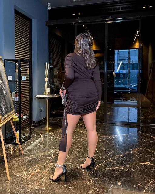 Платье Драпировка Шлейф 7123,64, фото 4