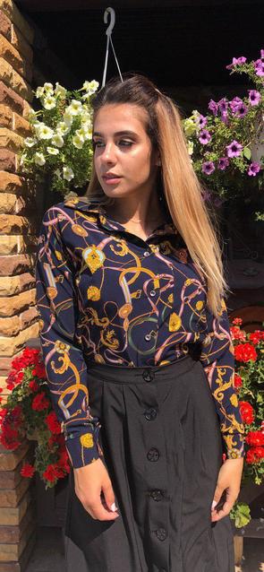 Женская стильная блуза Цепи 231,4, фото 1