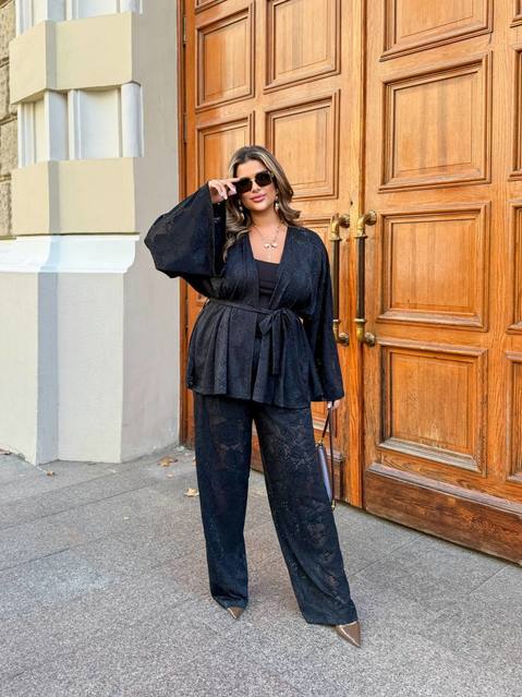 Брючный костюм Двойка Кружево 7066,2, фото 4