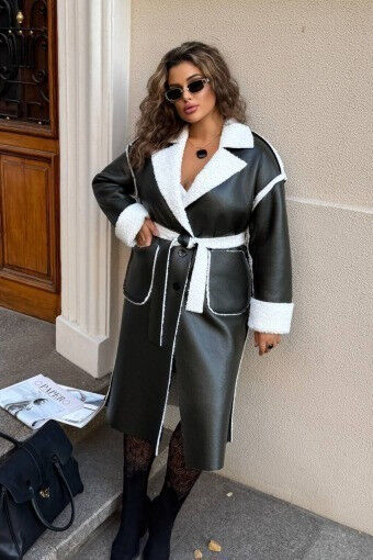 Дубленка миди 7103,2