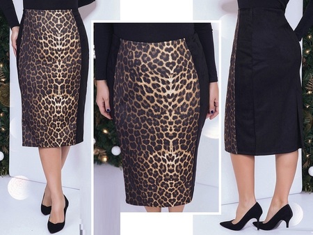 Женская леопардовая юбка 149, фото 1
