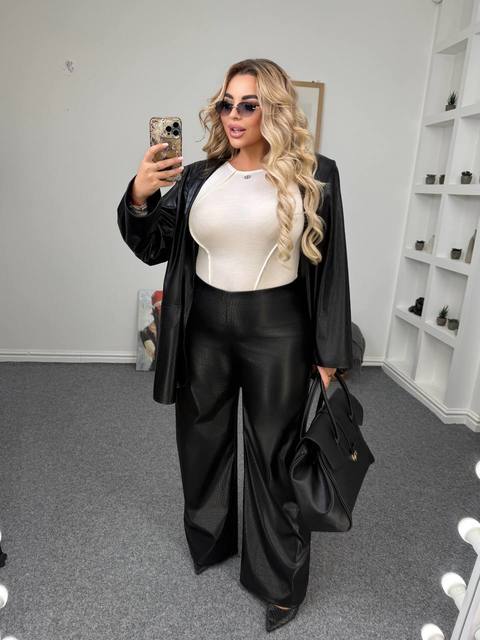 Брюки  Кожа 7109, фото 4