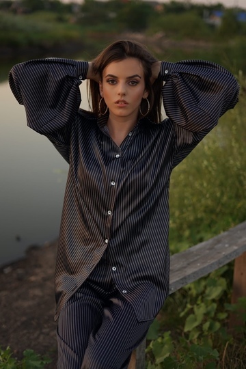 Блуза шелковая  0314,2, фото 2