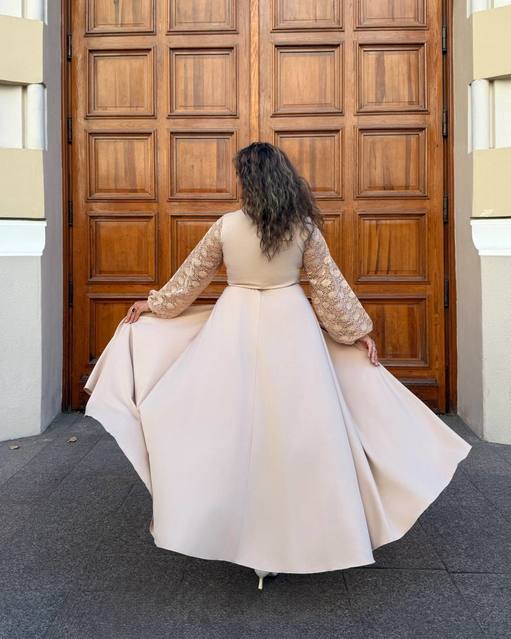 Длинное нарядное платье 05568,14, фото 6