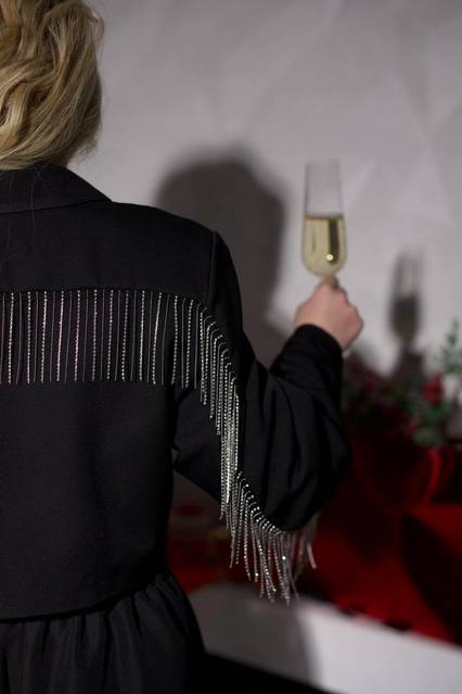 Пиджак КАМНИ  Бахрома 7130, фото 6