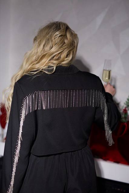 Пиджак КАМНИ  Бахрома 7130, фото 4