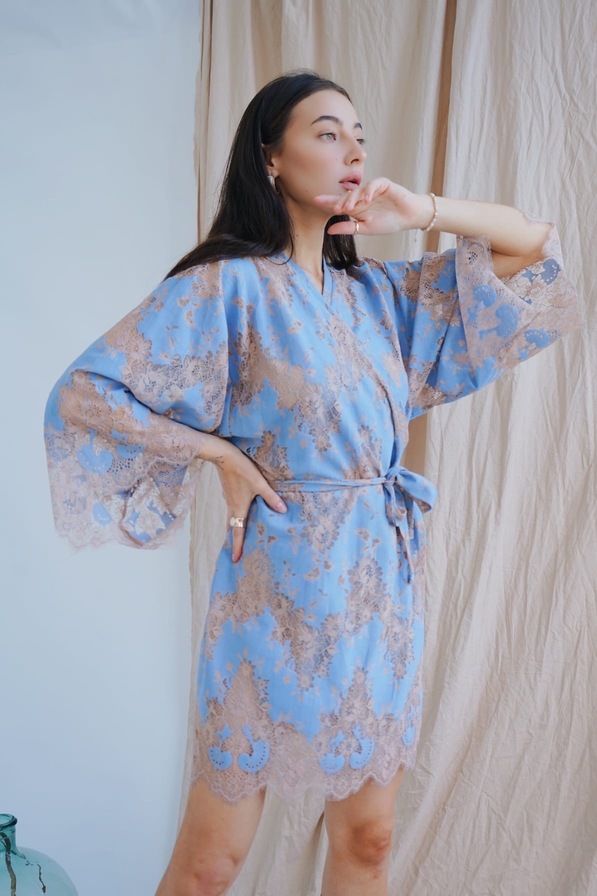 Платье кружевное Кимоно  5288, фото 6
