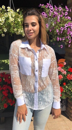 Женская гипюровая блуза 237,1, фото 2