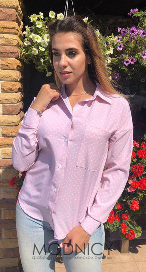 Женская блуза Горошек 0233,13, фото 4