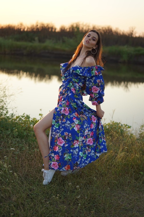 Платье Макси Цветы 5331,3, фото 6
