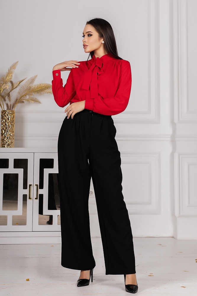 Костюм брюки и блуза 403/318 цвет Красный, фото
