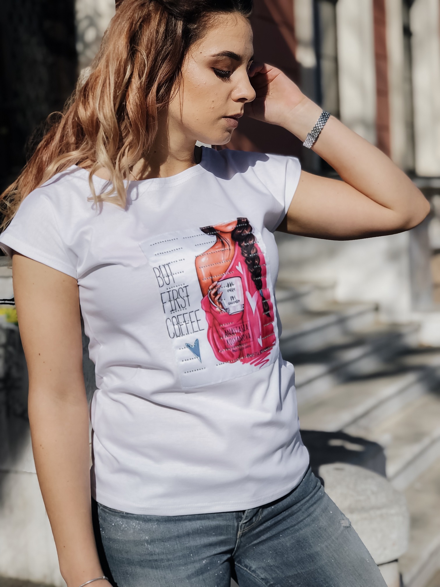  Жіноча футболка Коса 214, фото 3