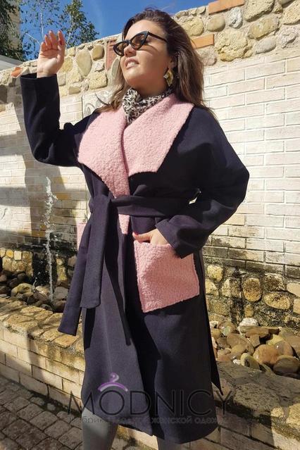 Женская кашемировое пальто Карманы Букле 05049,13, фото 1