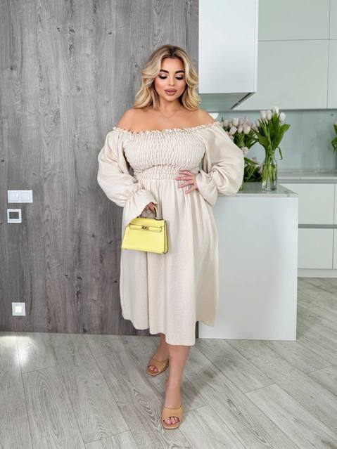 Сукня Резиночки Муслін МІДІ  5929,144, фото 5