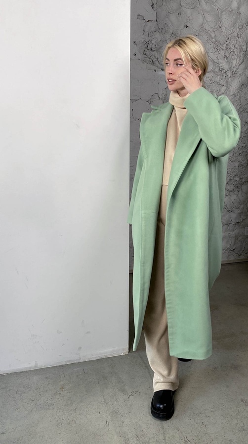Кашемировое утепленное пальто 05352,52, фото 15