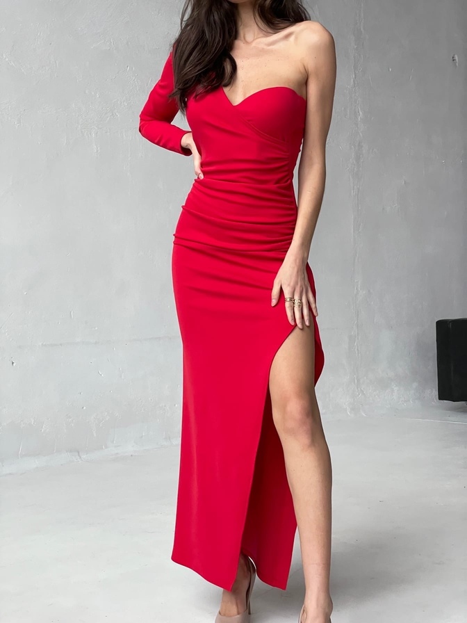 Платье 5512 цвет Красный, текущий цвет товара, фото