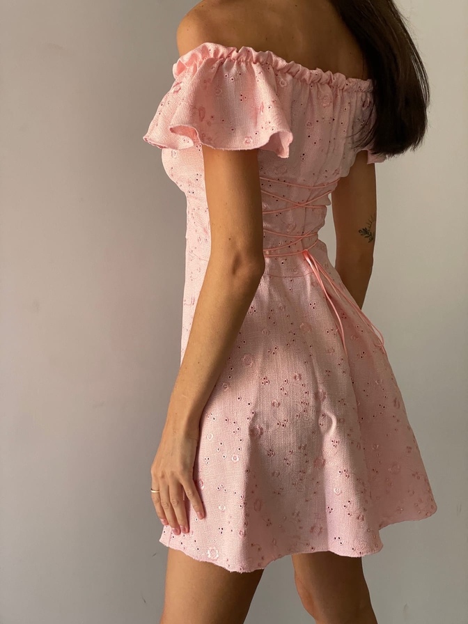 Платье мини Лен Вышивка  5517,61, фото 8