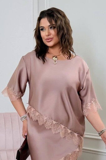 Блуза шелковая Асиметрия  7167,21