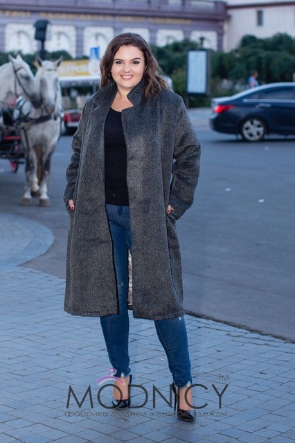 Женское пальто Лама Миди 03873, фото 1