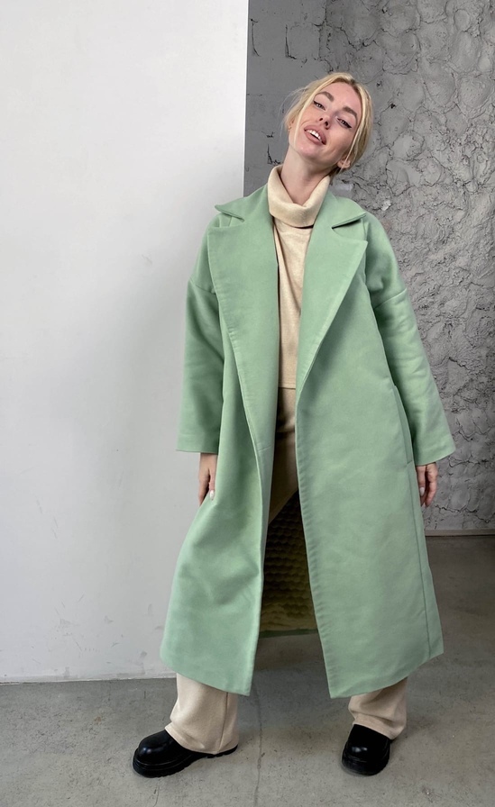 Кашемировое утепленное пальто 5352,52, фото 13