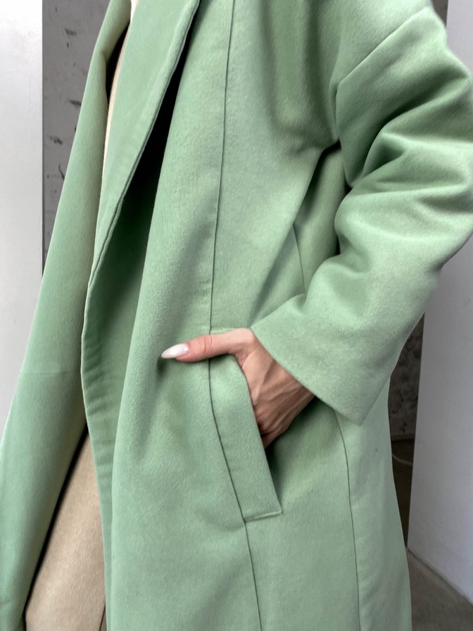 Кашемировое утепленное пальто 5352,52, фото 3