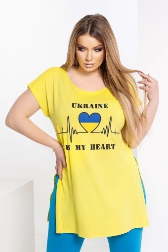 Туника Украина в сердце 0724,39