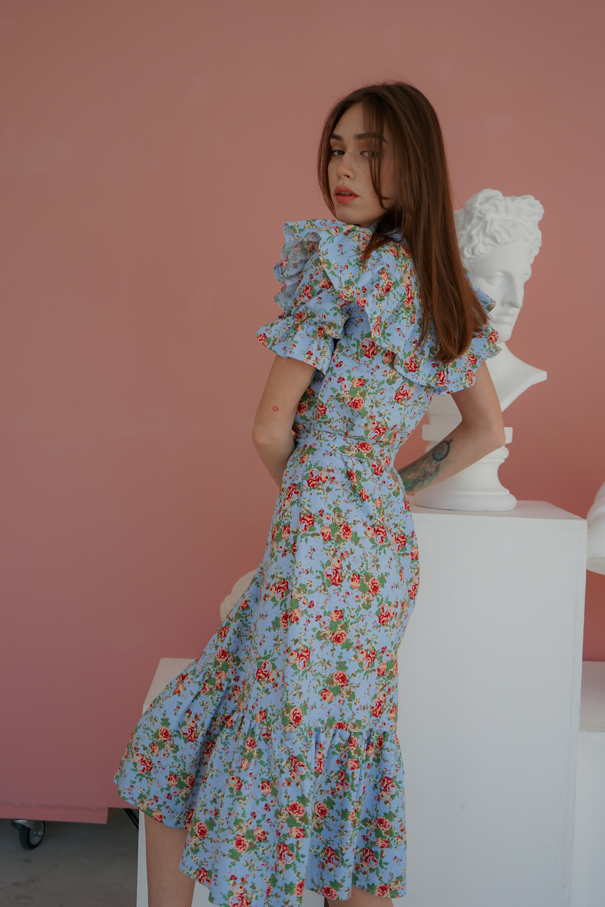 Платье Лен Рюши 5204,29, фото 2