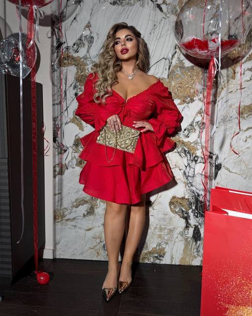 Платье  2 Волана  Регилин 7079,18, фото 4