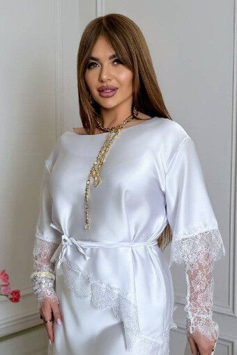 Блуза шелковая Асиметрия  7167,1